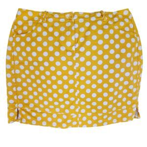 Larry Levine Stretch Retro polka dot skort 12